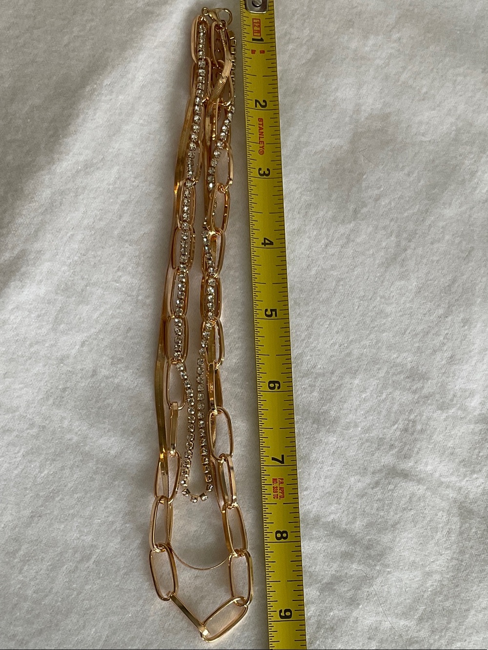 Gold Layered Necklace NWOT - Picture 5 of 5